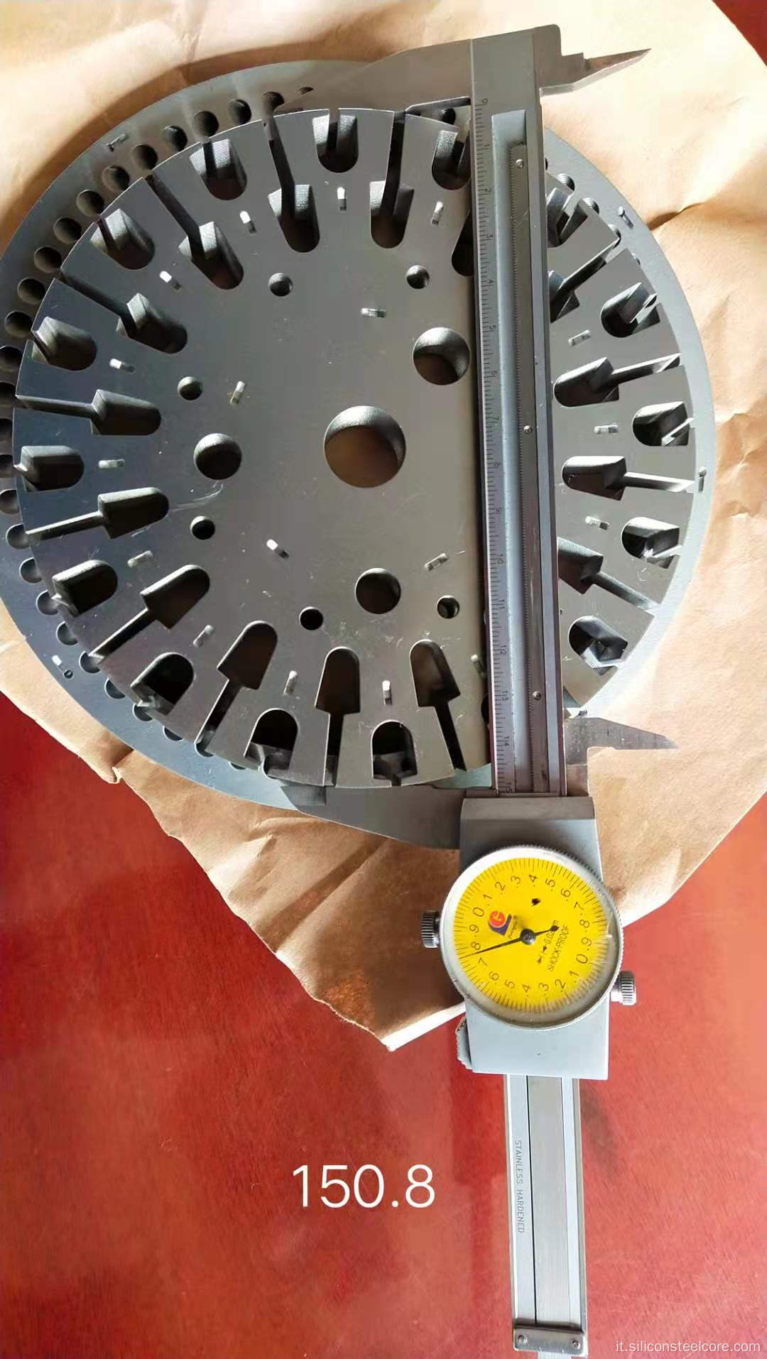 Laminazione del motore /statore e rotore per ventilatore a soffitto da 56 &quot;con materiale Q1950 in acciaio di spessore di 0,5 mm di diametro 178 mm