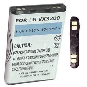 Lithium Ion Cell Phone Replacement Batteries For Lg Vx3200 / Vx6100