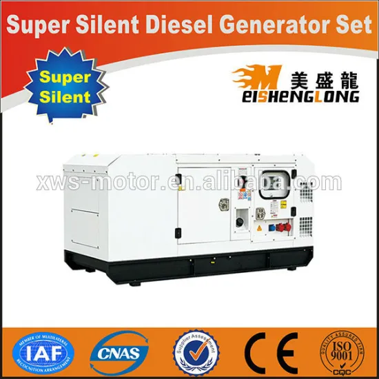 Diesel engine silent generator set genset CE ISO approved factory direct supply cheap genset