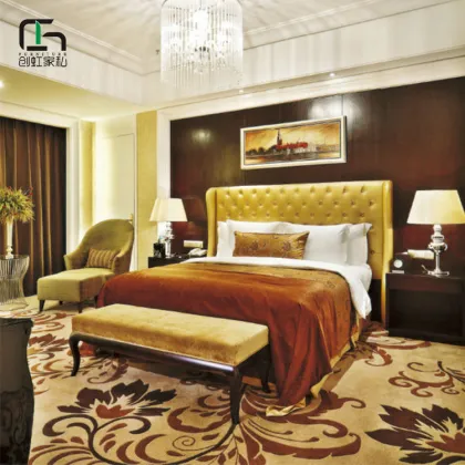 OEM Custom Hyatt Luxury Classical Hotel Bedroom Furniture for 5-Star Hotels