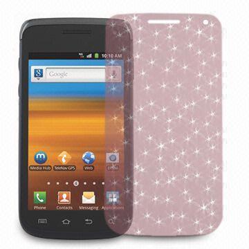 Colorful Diamond Screen Protector for Samsung Exhibit II 4g, w/ UV-protection and Anti-scratch Film