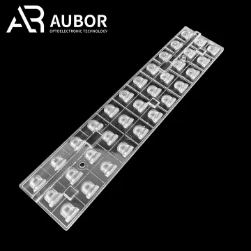 Aubor Optical Lens Linear Lights - 3030/2835/5630 PMMA Lens with 15 Degree Bias 33H1