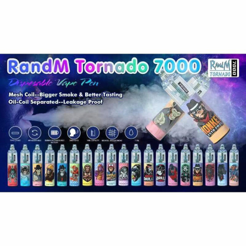 Flavores da Suécia RM Tornado 7000 Puffs Preço de atacado