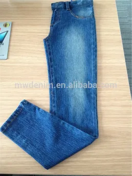 knitted denim jeans fabric dyed twill fabric