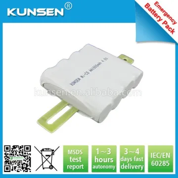 High quality ni-cd 4.8V AA1000mah battery pack
