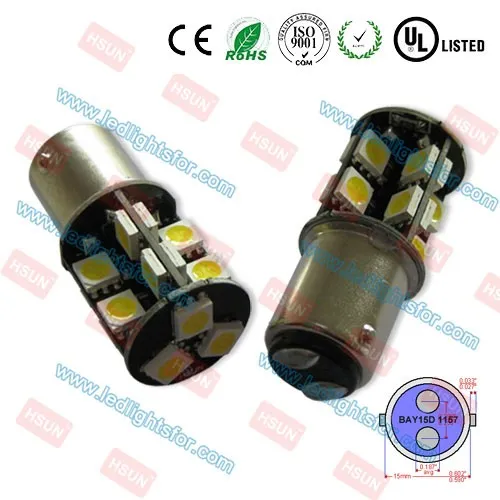 Hot Selling 5050 19smd BAY15D LED Light Bulb