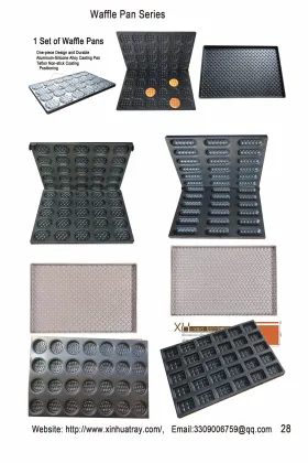 Black Non-Stick Madeleine Mold Cake Pan for Oven Baking