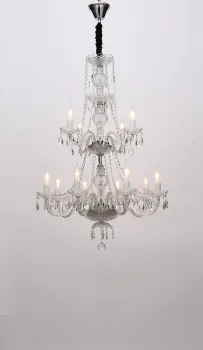 European Style Candlle Clear vintage New Modern Living Room Indoor Design Crystal Chandelier China Manufacture Suppiler