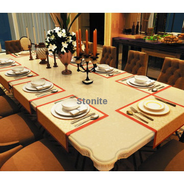 Kitchen Table Quartz Countertop of High Scratch Resistance