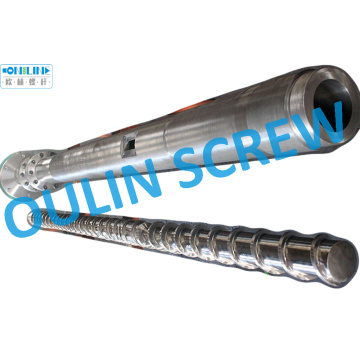 115mm Exhaust Type Screw and Cylinder for Granulation Extrusion