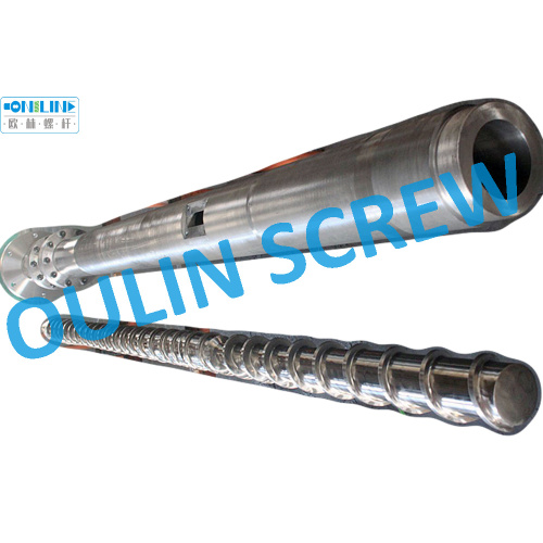 Supply 115mm Venting Type Screw and Barrel for Plastic Pelletizer