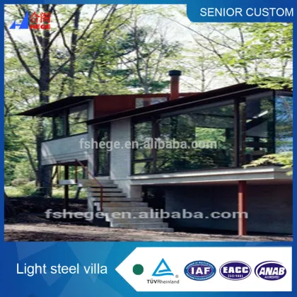 prefabricated wooden house villa wooden house