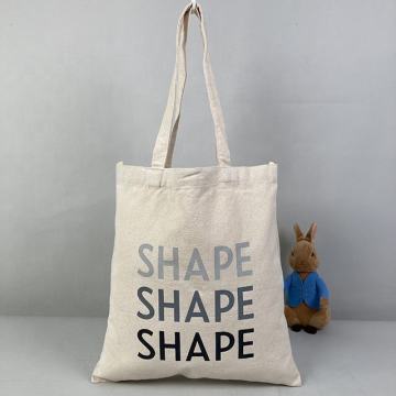 Персонализированные пустые простые хлопковые холсты сумки для покупок