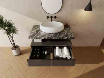 Advanced Rustproof Bathroom Vanity Cabinet
