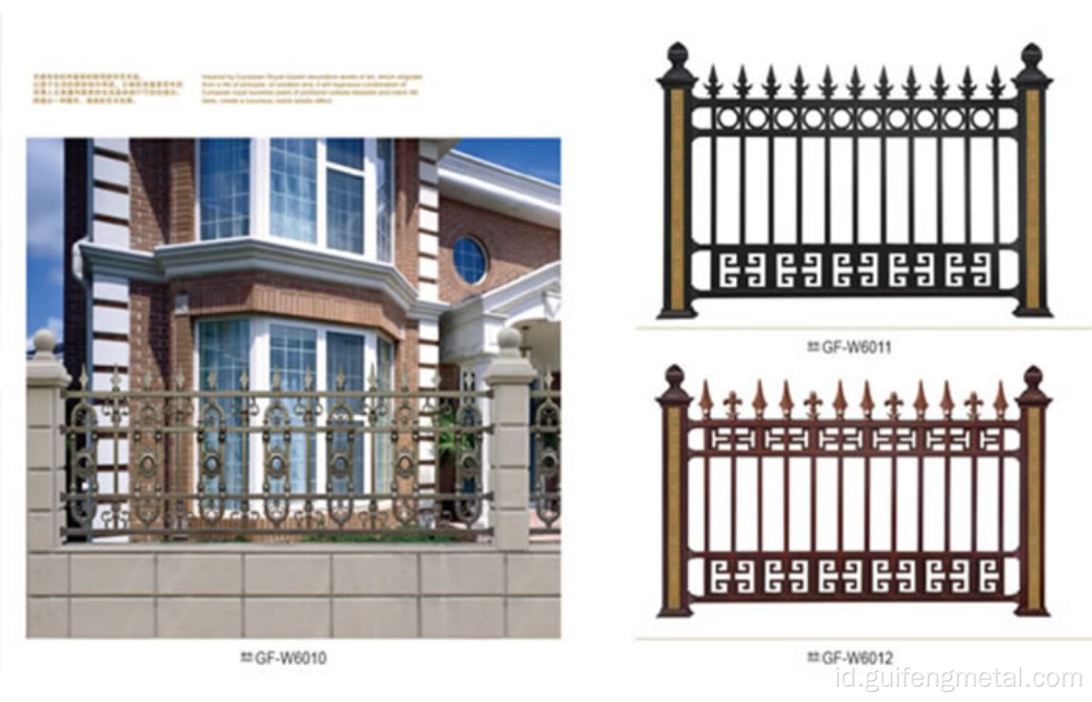 Aluminium Alloy Villa Garden Fence Community Balcony