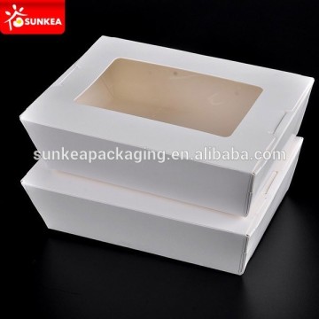 Window visible container, sushi box