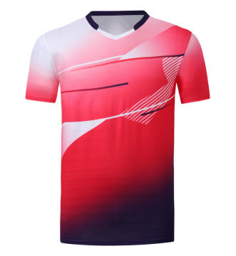 100% Polyester Summer Sports Shirts for Tennis, Volleyball, and Badminton