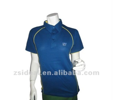 Promotion uniform women's 100% cotton short sleeve polo shirt