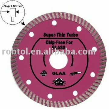 Super-thin Turbo Rim Diamond Cup Wheel for Chip-free Cutting Glass--GLAA