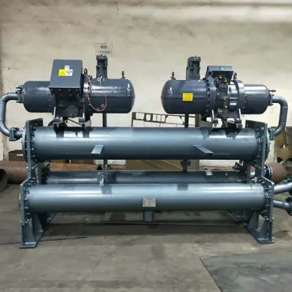 Water cooled screw chiller