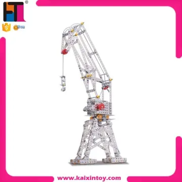 Best Sold Kid's intelligent DIY toy model tower crane
