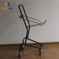 China High quality 2 Basket Supermarket Shopping Trolley Factory