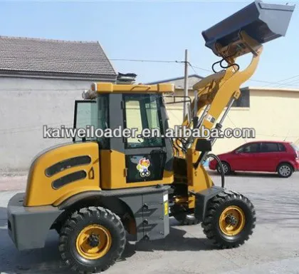 heavy equipment small loader ZL12 with pallet fork loader machinery