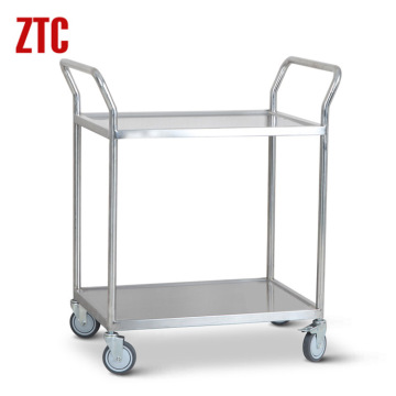 Industrial Tool handcart,2–shelf stainless steel industrial trolley