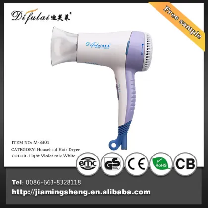 Household Hair Dryer Travel Iron Hot and Cold Air Blower Dryer