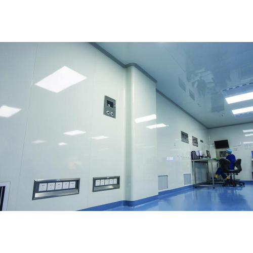 Revêtement en poudre ignifuge pour panneaux muraux d'hôpitaux