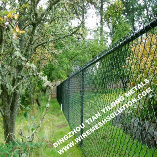 Tela verde de la cerca de la alambrada revestida del PVC