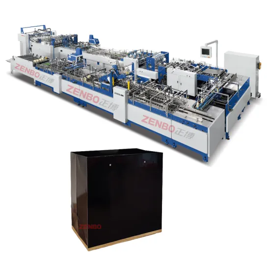 ZB1200CS-430S: Fully Automatic Hard Paper Shopping Bag Folding and Making Machine
