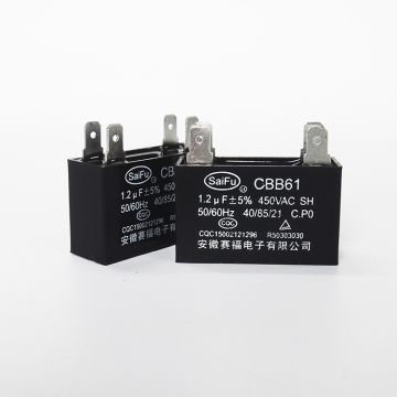 CBB61 1.2uF 450V Motor Start Run Fan Capacitor