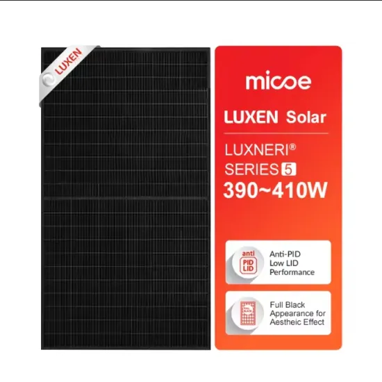 LUXEN Full Black Mono PERC Solar Panel 390~410W Solar Panel Glass