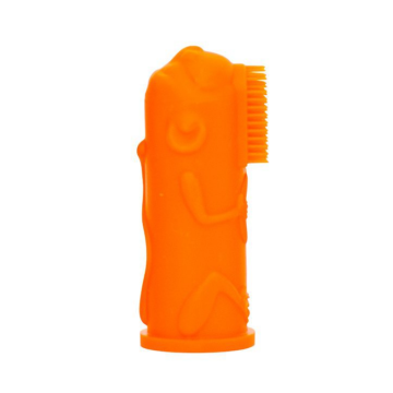 Food Grade Funny Animaux Silicone Brosse à dents doigt