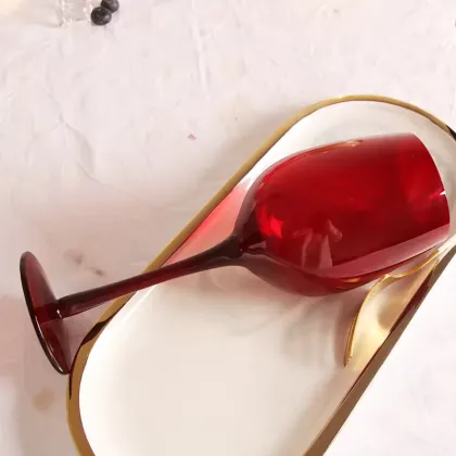 High Sublimation Custom Engraved Luxury Glassware: Qixian Glass Cup for Wine UV Laser Marking Blanc Vin Sage Red Wine Glass