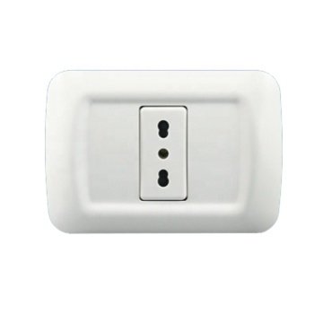 European Italian Outlet Plug Hidden Safe ABS Wall Socket Box