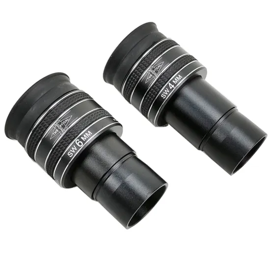 SWA 1.25" Plossl Eyepiece Set for TMB Telescopes - 2.5mm to 5mm Focal Lengths