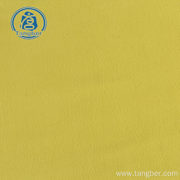 DTY polyester anti pilling micro polar fleece fabric