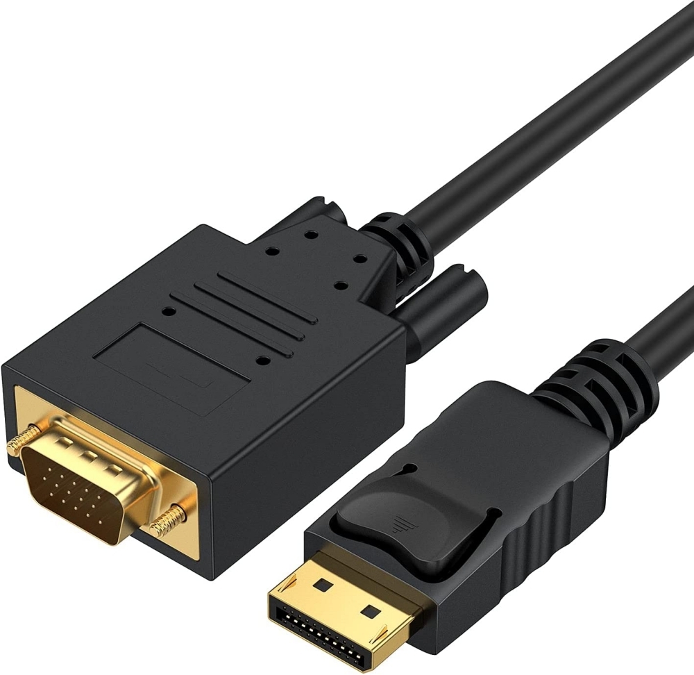 UCoax DP männlich zu VGA männlichem Kabel