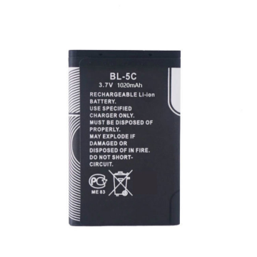 Batería de iones de litio recargable 5C BL-5C 3.7V 1020mAh