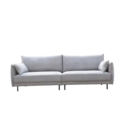 Modern Double Sectional Sofa with Solid Wood Frame