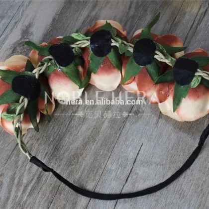 New Arrival Vintage Rose Princess Wedding Boho Flower Crown Headband