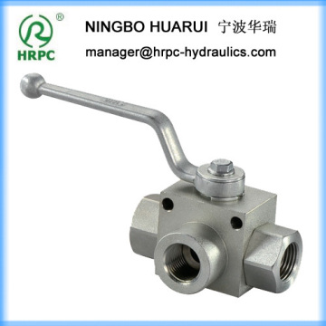 Vh3v 3-way Female Male Threaded Ball Valve 