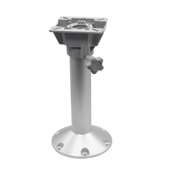 High-Quality Aluminum Pedestal for Boat Seat - Top Design, Fixed Height