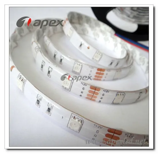 RGB color led car strip 30pcs/m 5m waterproof