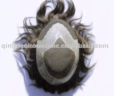 Aliexpress new arrival men hair toupee brazilian human hair piece toupee for black men