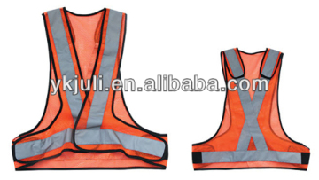 High visibility red safety vests for women/man