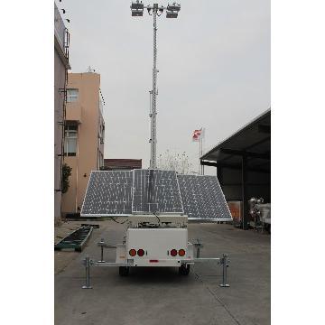 Mobile LED light tower
