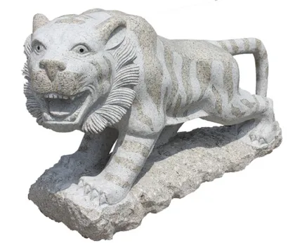 garden stone tiger statue
